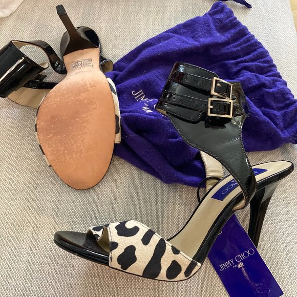 Jimmy Choo x H&M High Heels **NEW WITH TAGS AND DUST BAG** - Picture 1 of 3